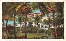 FL~FLORIDA~MIAMI~ROYAL PALM GROUNDS~MAILED 1928 picture