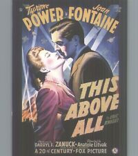 This Above All Tyrone Power Joan Fontaine Classic Movie Poster Trading Card picture