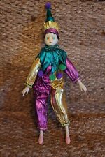 Vintage Large 22 Inch Tall Mardi Gras Doll picture