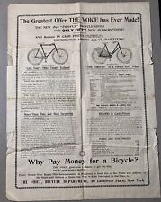 1897 PAPER AD Vintage Antique Bicycle THE FIREFLY MODEL C And D picture