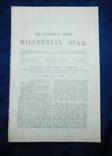 MILLENNIAL STAR of 1875 November 15  LDS Mormon Magazine England Church News picture