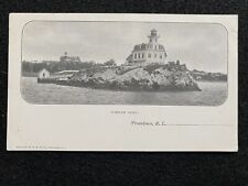 Antique Providence Rhode Island RI Pomham Rocks Lighthouse Photo Postcard picture