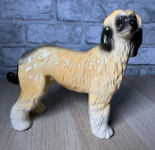 Vintage Coopercraft Afghan Hound Figurine Ceramic Dog Ornament Made In England picture