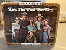 Vintage HOW THE WEST WAS WON metal lunch box 1978 Metro Goldwyn King seeley pail picture