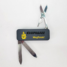 Vintage Chipman Corporation Mayflower Advertising Zippo Scissors Knife File Clip picture