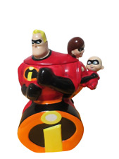 The Incredibles Disney Pixar Cookie Jar 3D Elastigirl Dash Retired 13