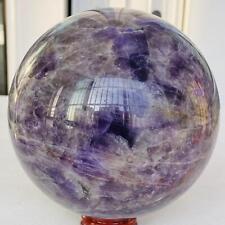 2260g Natural Dream Amethyst Quartz Crystal Sphere Ball Healing picture