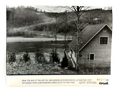 1989 New River North Carolina Riverside Cabin Road Nature Rural VTG Press Photo picture