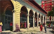 Vintage Postcard- U.S. Post Office, St. Petersburg, FL. picture