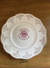 Antique Souvenir Limoges Plate 1909 Carnegie, PA Old Home Week Pioneer Ball picture