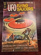 UFO Flying Saucers #1 vintage Gold Key comic book 1968 FINE- picture