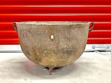 Vintage Large Cast Iron Cauldron Pot 3 Legs picture