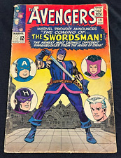 1965 August Issue #19 Marvel Avengers Silver Age 1st App Swordsman AA 51523 picture