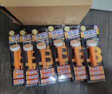 Rare Lot Of 6 PEZ Bitcoin Dispensers with Candys Limited Edition NEW picture