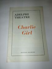 Charlie Girl 1965 Adelphi Theatre London Vintage Programme C40 picture