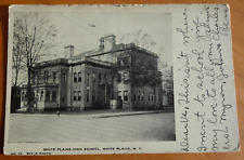 High School, White Plains NY pmk 1906 undivided postcard picture