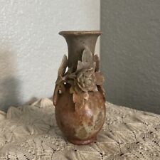 Vintage Chinese Soapstone Carved Flower Mini Vase picture