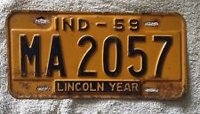 Good Solid Original 1959 Indiana License Plate Visit My Store. picture