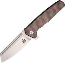 Cleaver Knife G10 Carbon Fiber Handle Komoran Manual Folding Knives picture