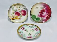 Fabulous Vintage Stouffer & Two Bavaria Fine Decorated Plate, Signed & Gold Rim picture