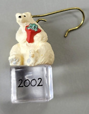 Hallmark Keepsake Miniature 2002 Polar Bear Boxed Ice Block Buddies QXM4356 picture