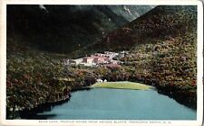 New Hampshire postcard: View of Profile House at Echo Lake, Franconia picture