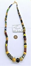 Long Strand Fancy Mixed  African Trade Beads  Howard Collection A57 BNe 1988 picture