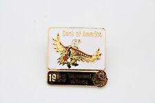 Rose Parade 1985 Bank of America 96th Tournament of Roses Lapel Pin White Black picture
