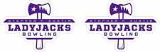 StickerTalk Officially Licensed Ladyjacks Bowling Stickers, 3 inches x 2 inches picture