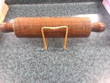VTG OUTSTANDING ONE PC TURNED TIGER MAPLE ROLLING PIN 3