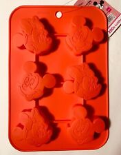Daiso Disney MICKEY & MINNIE MOUSE SILICONE PETITE CAKE MOLD - New *US Seller* picture