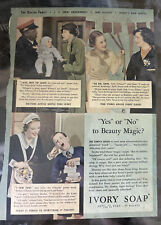 1934 Print Ad Ivory Soap Baby Mother Stockings Gibson Family Advertising Page picture