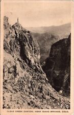 Albertype Postcard Clear Creek Canyon Idaho Springs Colorado CO 1932       10035 picture