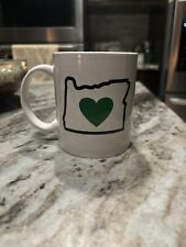 Oregon green heart mug picture