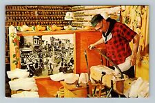 Holland MI-Michigan, Holland's Wooden Shoe Factory, Vintage Postcard picture