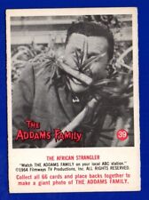 THE AFRICAN STRANGLER 1964 DONRUSS THE ADDAMS FAMILY #39 VGEX NO CREASES picture