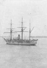 SHIP c.1908 USS YANTIC wooden-hulled gunboat built 1864 Philadelphia Navy Yard picture