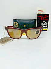 Ray-Ban NOS Vintage B&L USA Wayfarer Tortoise Sunglasses  RARE 50th Anniversary picture