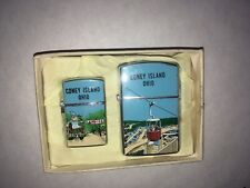 Extremely RARE 1954 & 1964 “Land Of Oz/Sky Ride”Coney Island Cincinnati Lighters picture