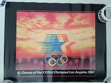LOS ANGELES 1984 OLYMPICS XXIII BRAD McMAHON POSTER 22x34 UNUSED ROLLED ORIGINAL picture