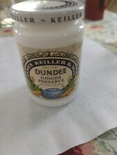 Vintage James Keiller & Son Dundee Ginger Preserve Jar With Lid 8 oz picture