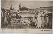 Vintage Postcard Road to Camelot From Lady of Shalott Art AA23 picture