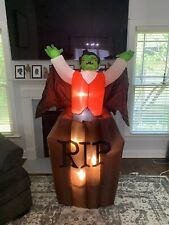 Gemmy Animated Airblown Inflatable Pop Up Vampire In Coffin Halloween Yard Decor picture