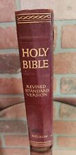 Vtg 1952 Holy Bible Old New Testament Christian USA Church Red picture