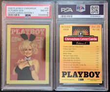 1995 Playboy Chromium Dolly Parton #56 Graded PSA 8 NM-MT picture