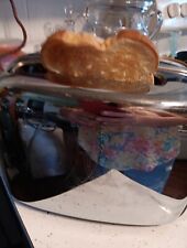 Vintage Toastmaster  Toaster Chrome with Art Deco Bakelite 1950's, Works picture
