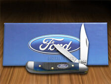 Case xx Knives Ford Peanut Blue Bone Handle Pocket Knife Stainless 14306 picture