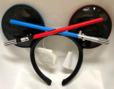 NWT Disney Parks Star Wars Lightsaber Minnie / Mickey Mouse Ears Headband picture
