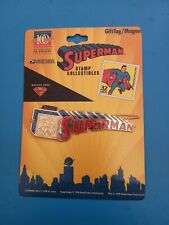 1998 USPS SUPERMAN Stamp Collectibles GIFT TAG/MAGNET new+sealed picture