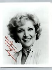 Betty White - Hand Signed 8 x 10 Photo to Faye Thanks Again as always - SD1 picture